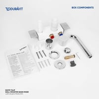 خلاط مغسله جداري وايت توليب