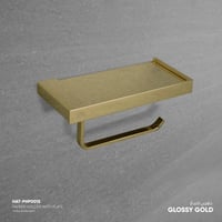 حامل مناديل مع رف - PHP001S