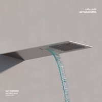 رأس دش مخرجين للمياه مطري وشلال - SW01055