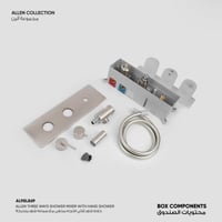 خلاط شاور ثلاث اتجاهات مخفي مع سماعه شاور متحركة​...