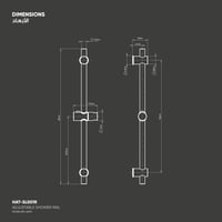 حامل متحرك لسماعة الدش SL001R