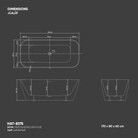 بانيو/مغطس هويا HAT-8375