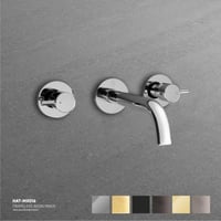 خلاط مغسلة جداري بدون إطار MX016