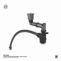 أنبوب تصريف حوض مطبخ مفرد تصريف متعدد SD02