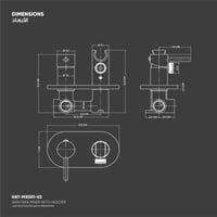 خلاط شطاف مع حامل MX001-V2