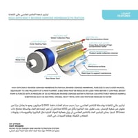 ميكرو فلتر RO600 جهاز تحلية المياه (نظام فلترة الم...