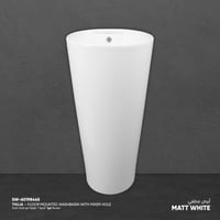 مغسلة تويا أرضية / طولية مع فتحه خلاط HAT-PW202