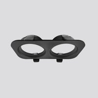 إطار سقفي دائرية مزدوج غاطس ألومنيوم غير متحرك ومض...