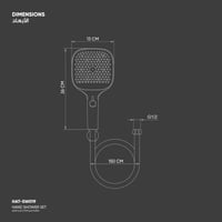 طقم سماعة (دش) شاور ​SW019