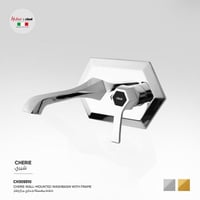 خلاط مغسلة جداري مع إطار Cherie - CH305510