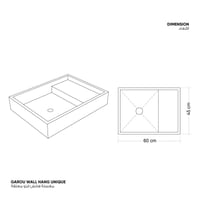 مغسلة هاتش قَرُو unique