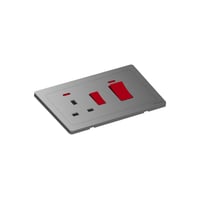 مقبس ثلاثي 13 امبير ثنائي القطب+مفتاح مفرد 45 امبي...