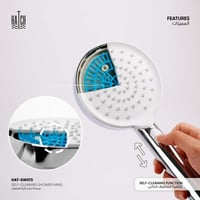 طقم سماعة دش ذاتي التنظيف SW013