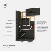 الواح هاتش للبناء - ضد الماء بالكامل لاستخدامات مت...