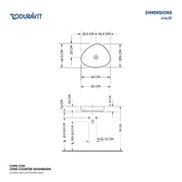 حوض مغسله كيب كود سطحي