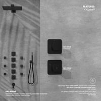 محول شاور ڤيرسو فلو جداري متعدد الاتجاهات ​​ MX069