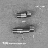 طقم توصيلة قابل للتعديل حرف S لتأسيس الخلاطات الخا...