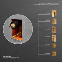 تطويلة قلب خلاط الشاور المخفي من هاتش