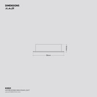 حلقة تثبيت-(القطر55مم) - وحدات إضاءة ليد سقفية غاط...