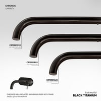 خلاط مغسلة جداري مع إطار Chronos ​ - CR70551