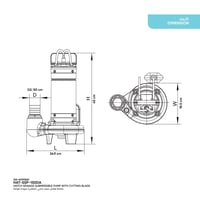مضخة هاتش صرف صحي (غطاس) مزودة بفرامة HAT-SSP-150D...