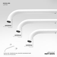 خلاط مغسلة جداري بدون إطار Nuova Less LNH13513