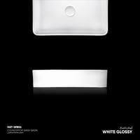 حوض مغسلة سطحي مستطيل هويا -WB04