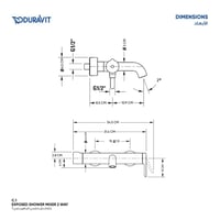 خلاط دش خارجي اتجاهين سي 1