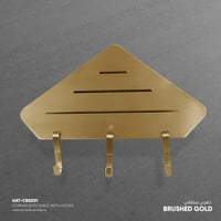 رف زاوية دش (شاور) مع خطاف - CBS001