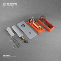 خلاط مغسلة جداري مع إطار MX007