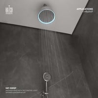 رأس دش (شاور) مطري مع إضاءة ليد​ ​​SW027