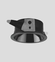 إطار سقفي دائري غاطس المنيوم غير متحرك ومضاد للوهج...