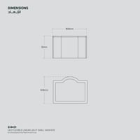 نهاية طرفية لشريط اضاءة ماسحة للجدار