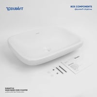 حوض مغسله ديورا ستايل سطحي