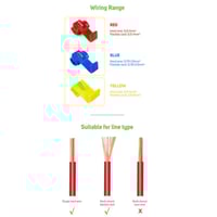 موصل أسلاك ( قفل ) 25 / 40  قطعة