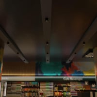 وحدة تثبيت سطحي-القطر100مم - وحدات إضاءة ليد سقفية...