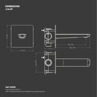 مخرج مياه جداري يعمل بالاستشعار عن بعد (حساس/سينسو...