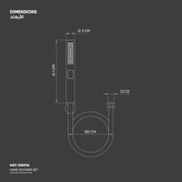 طقم سماعة (دش) شاور ​SW016