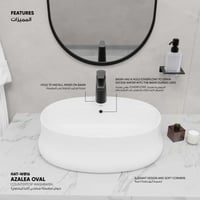 حوض مغسلة سطحي أزاليا (بيضاوي) WB16