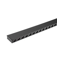 وحدة إضاءة خطية معلقة ليد 23واط-ابيض مزودة بقطعة ف...