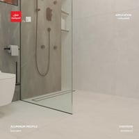 بروفايل المنيوم لتثبيت الزجاج