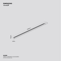 مسار حامل وحدات إضاءة موجهة متر – تراك