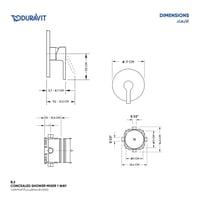 خلاط دش مخفي اتجاه واحد ​ بي 2
