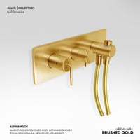 خلاط شاور ثلاث اتجاهات مخفي مع سماعه شاور متحركة​...