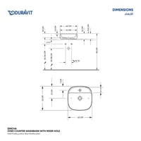 حوض مغسله زينشا سطحي بفتحه خلاط