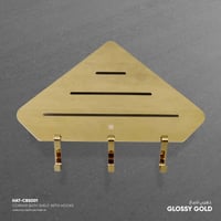 رف زاوية دش (شاور) مع خطاف - CBS001