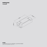 محول كهربائي 15واط قابل للتعتيم - وحدات إضاءة ليد...