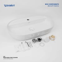 حوض مغسله لوف سطحي 70 سم