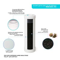 شمعة الفلتر بحجم نحيل (الكربون النشط/الكربون الصلب...