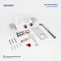 خلاط مغسله جداري سي 1